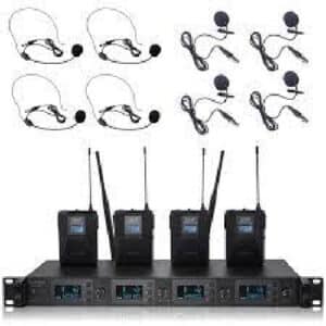 Wireless Lapel/Headset Kit (4 Mics)